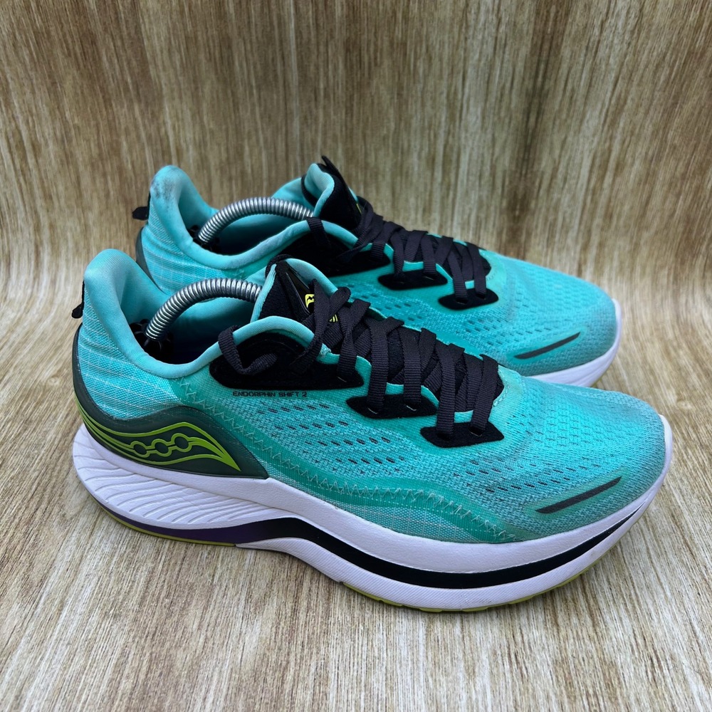Saucony Endorphin Shift 2 Women's Size 8 Cool Mint Acid Running Shoes S10689-26